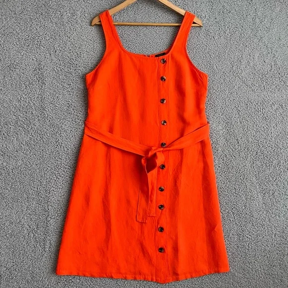 french linen shirt dress CLEARANCE: French Linen Shirt Dress – Miss Molly Eco Lux main image 0